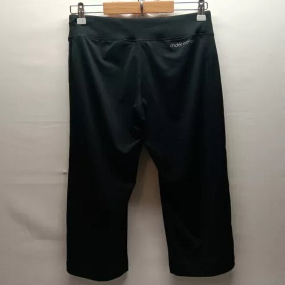 Under Armour Capri Pants Women’s XS Semi Fit Cropped Wide Leg Yoga Gym Workout - Picture 8 of 10